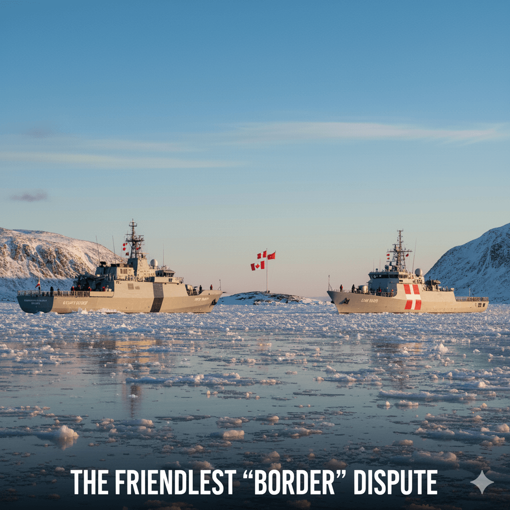 Does Canada Have a Border With Denmark?